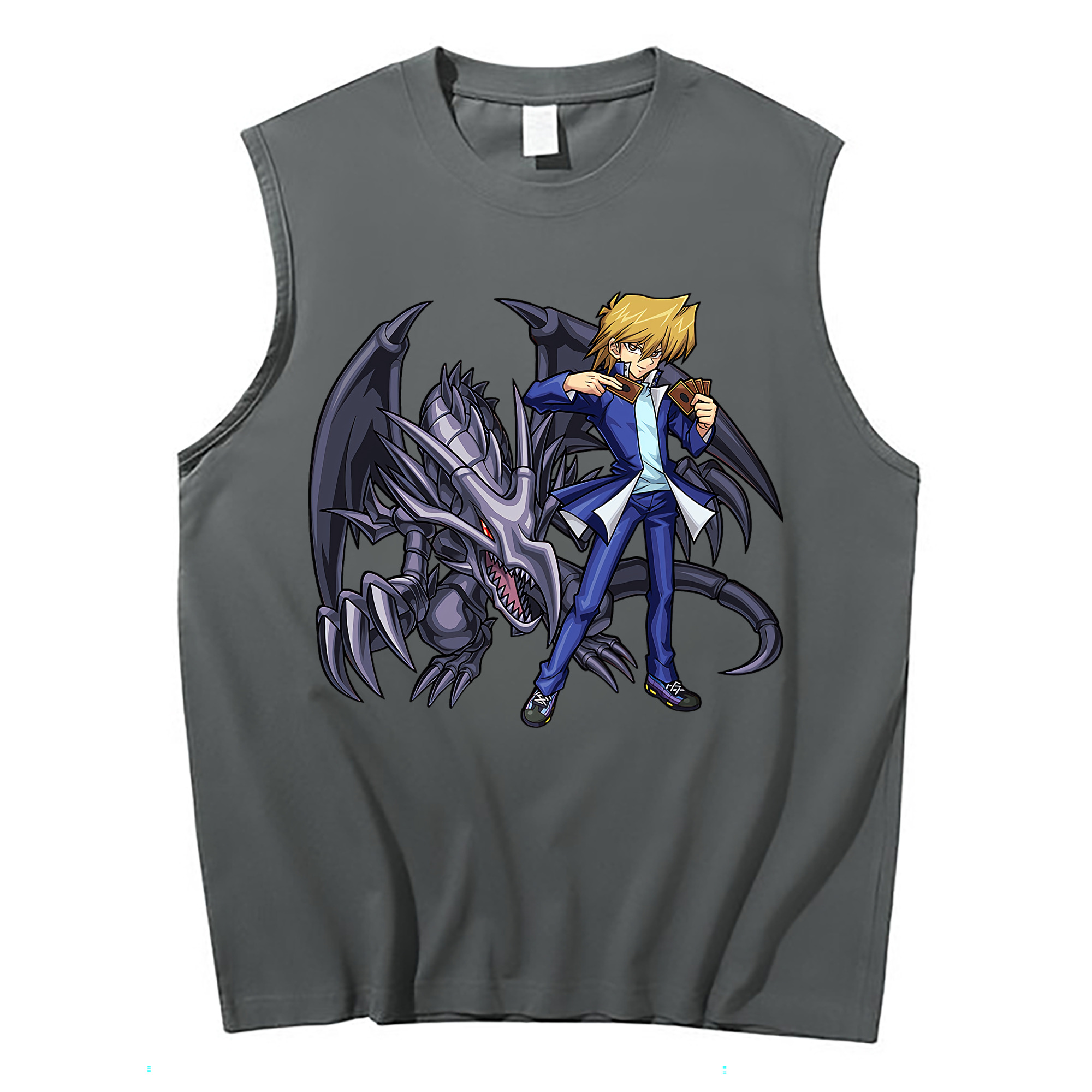 （画像用） 遊☆戯☆王 Yu-Gi-Oh! コットン100％タンクトップ（フロントプリント）